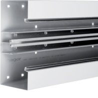 Bază-Canal aparataj Ignifug ,Profil BRS 100x210mm OT 120mm din tablă de oțel alb , Hager BRS1002101B9010