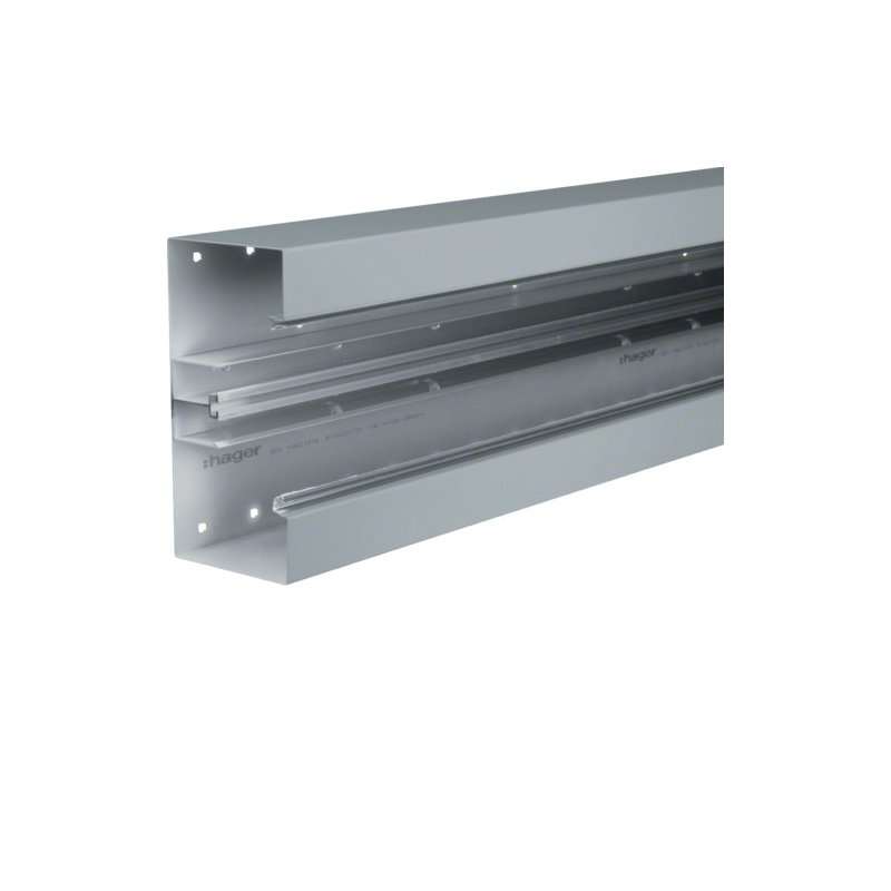 Bază-Canal aparataj Ignifug ,Profil BRS 100x210mm OT 120mm din tablă de oțel zincat , Hager BRS1002101BVERZ