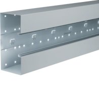 Bază-Canal aparataj Ignifug frontrast BRS 100x210mm OT 80mm din tablă de oțel zincat , Hager BRS1002101VERZ