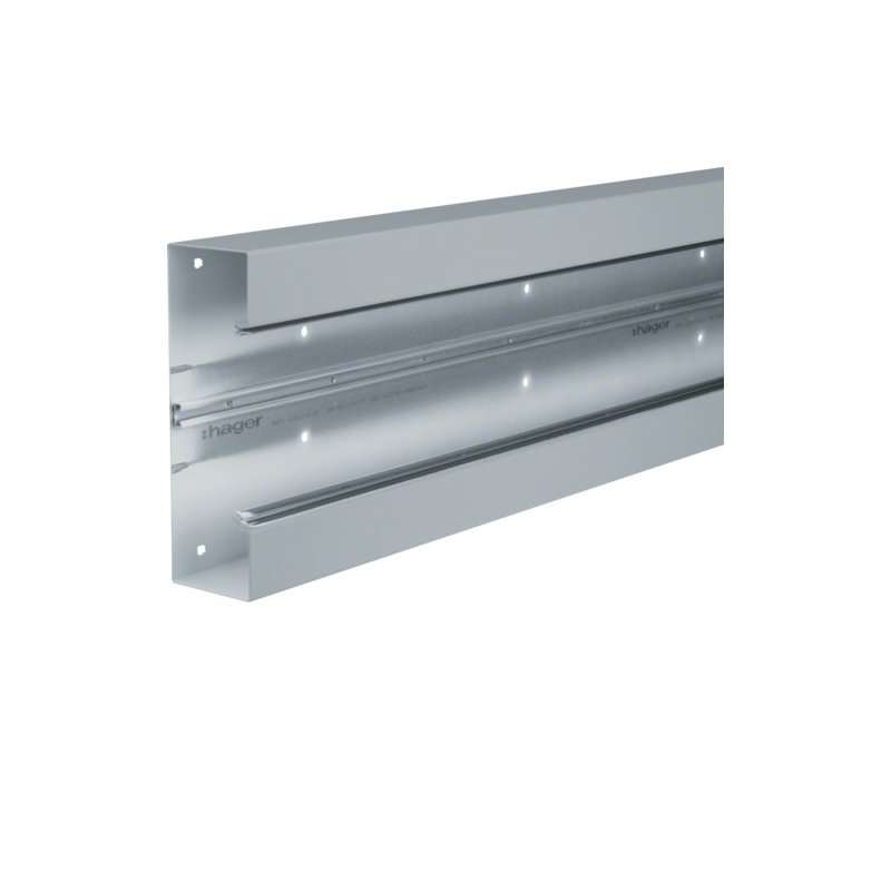 Bază-Canal aparataj Ignifug ,Profil BRS 68x210mm OT 120mm din tablă de oțel zincat , Hager BRS652101BVERZ