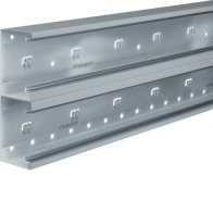 Bază-Canal aparataj Ignifug din Oțel la BRS 70x210mm Capac 2x80mm zincat , Hager BRS652101DVERZ