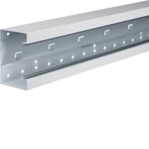 Bază-Canal aparataj Ignifug frontrast BRS 85x130mm OT 80mm din tablă de oțel alb , Hager BRS8513019010