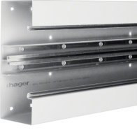 Bază-Canal aparataj Ignifug ,Profil BRS 85x210mm OT 120mm din tablă de oțel alb , Hager BRS852101B9010