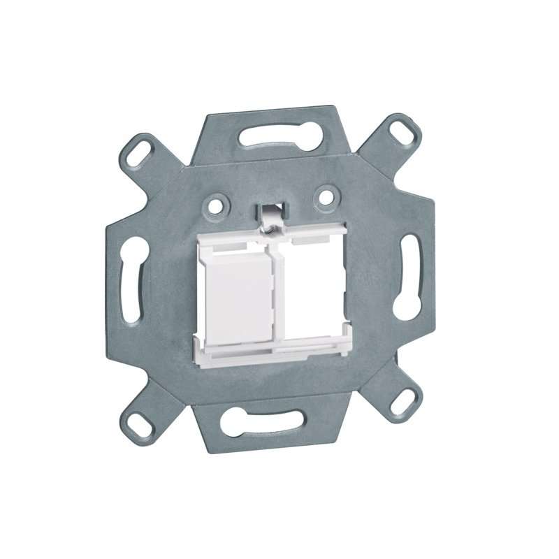 Ramă montaj Keystone 2x , pt. placă centrală TAE 3x , hfr, alb , Hager GMKS29010