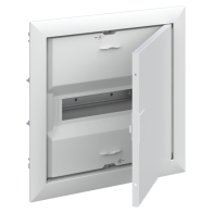 ABB UK612N2 Tablou electric , sub tencuială 12 poziții , cu usă și ramă