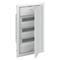 ABB UK636K Tablou electric , sub tencuială 36 poziții , cu usă și ramă