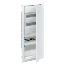 ABB UK662CW Tablou combinat multimedia și forță, sub tencuială 24 poziții , ușă WIFI