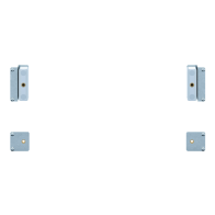 ABB ZXM2760 N/PE adaptor set 2-buc. stânga sau dreapta, 2-3FB