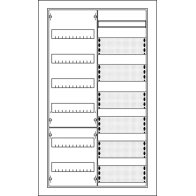 ABB U62MML Tablou electric comb. multimedia sub tencuială 6 randuri, cu rama si bel. usa
