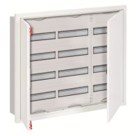 ABB U43 Tablou electric sub tencuială 4 randuri, cu rama si usa