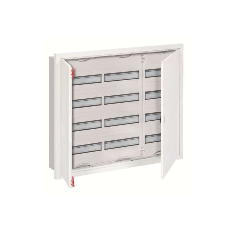 ABB U43 Tablou electric sub tencuială 4 randuri, cu rama si usa