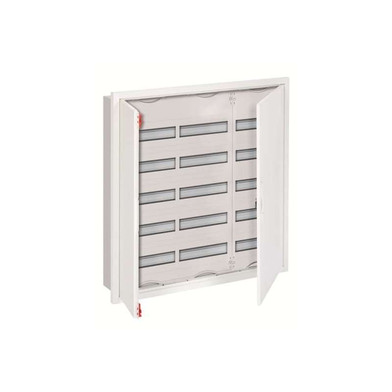 ABB U53 Tablou electric sub tencuială 5 randuri, cu rama si usa