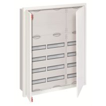 ABB U63K Tablou electric sub tencuială 6 randuri, cu rama si usa