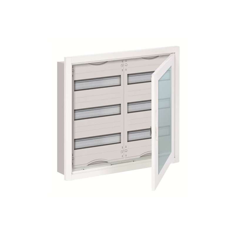 ABB U32TE Tablou electric sub tencuială cu rama si usa transparentă