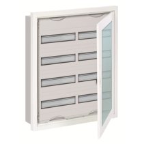 ABB U42TE Tablou electric sub tencuială cu rama si usa transparentă