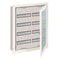 ABB U42TE Tablou electric sub tencuială cu rama si usa transparentă