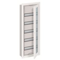 ABB U51TE Tablou electric sub tencuială cu rama si usa transparentă