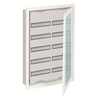 ABB U52TE Tablou electric sub tencuială cu rama si usa transparentă