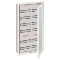 ABB U62TE Tablou electric sub tencuială cu rama si usa transparentă