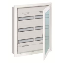 ABB U42TR3 Tablou electric sub tencuială 3 randuri, cu rama si usa