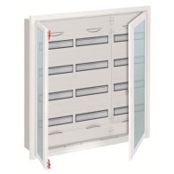 ABB U53TR4 Tablou electric sub tencuială 4 randuri, cu rama si usa