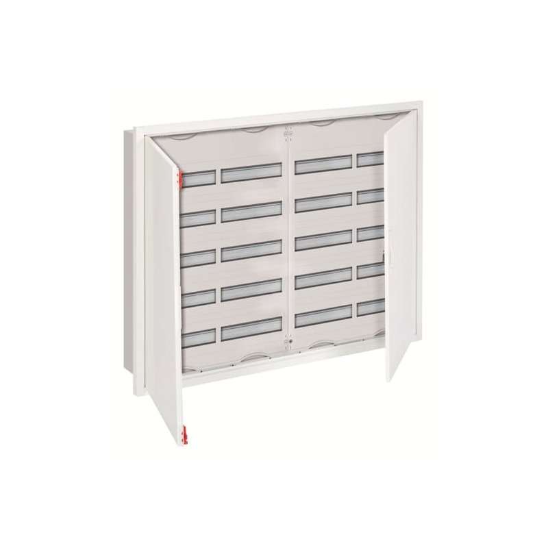 ABB U54 Tablou electric sub tencuială 5 randuri, cu rama si usa