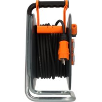 Rolă de cablu tambur 40m cu protecție supra. H07Rn-F 3x1,5mm² IP44 professionalLINE SteelCore