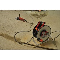 Rolă de cablu tambur 40m cu protecție supra. H07Rn-F 3x1,5mm² IP44 professionalLINE SteelCore