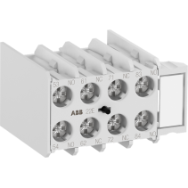 ABB MACN413AT Contactor auxiliar 1NO/3NC conectare cu șurub, montaj frontal