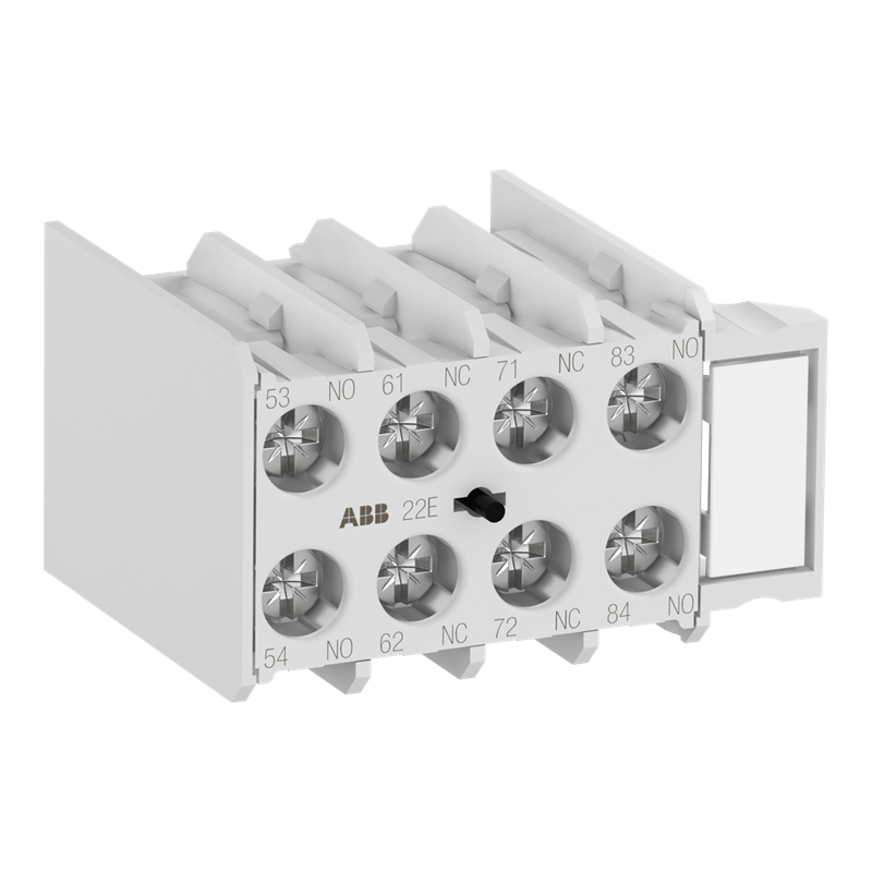 ABB MACN431AT Contactor auxiliar 3NO/1NC conectare cu șurub, montaj frontal