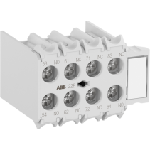 ABB MACN413AR Contactor auxiliar 1NO/3NC montaj frontal , EN50012