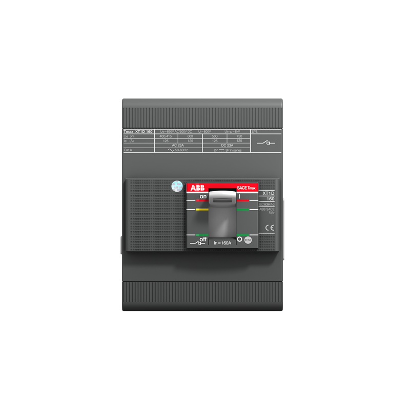 ABB XT1D 160 4p F F Întrerupător de circuit compact tip USOL Tmax XT1