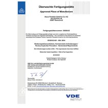 Casca de protectie VDE cu vizor integrat