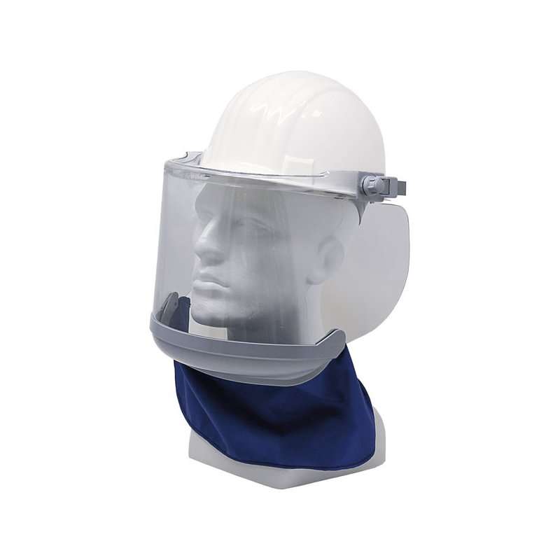 Ecran facial cu protecție pentru bărbie/gât