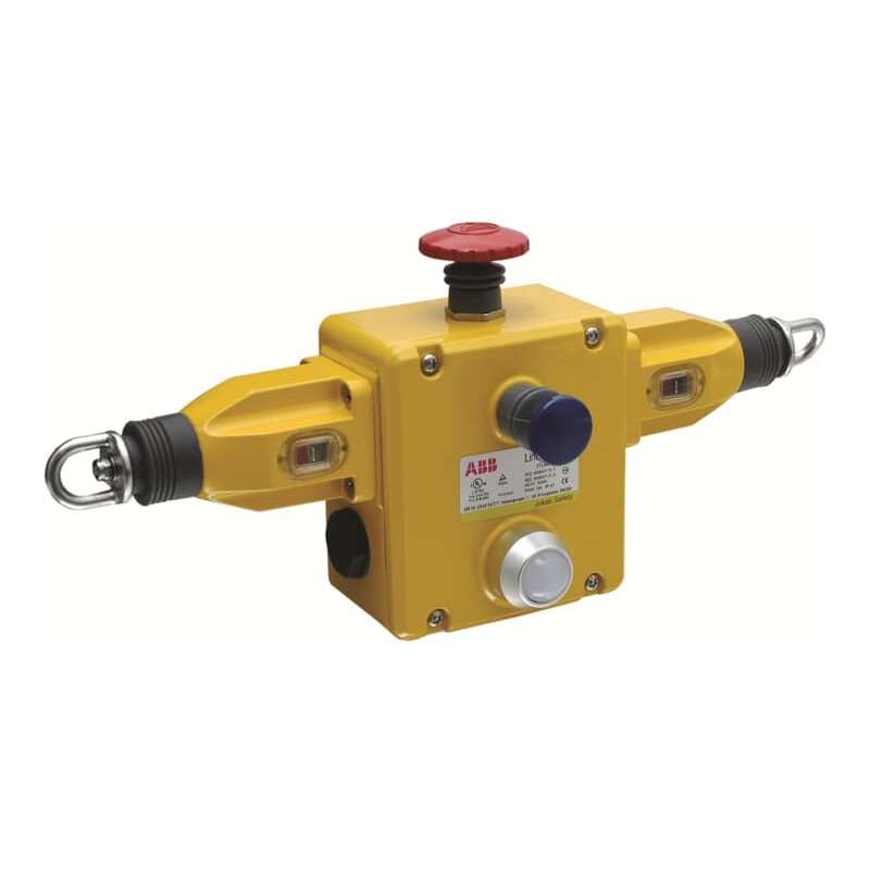 ABB LineStrong3D Întreruptor de siguranță cu fir de tragere 4NC + 4NO, M20, LED, Întreruptor de urgență