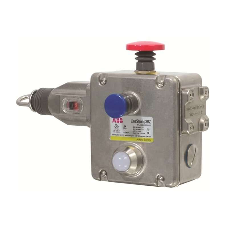 ABB LineStrong3RZ Întreruptor de siguranță cu fir de tragere 4NC + 2NO, M20, LED, Întreruptor de urgență