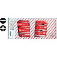 Set de șurubelnițe VDE, FL/PH, izolate, 8 buc