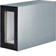 Cablu canal ignifug protecție la foc mentținerea funcțiuni E90/E30 FWK 90 100x260mm L-0, 5m zincat , Hager FWK9992600VERZ