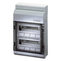 Tablou aparent pentru interior exterior 24 mod IP54 calitate superioara conf. DIN43870 cu cleme N-PE , HENSEL  KV2524