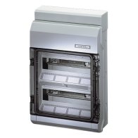 Tablou aparent pentru interior exterior 24 mod IP54 calitate superioara conf. DIN43870 cu cleme N-PE , HENSEL  KV2524