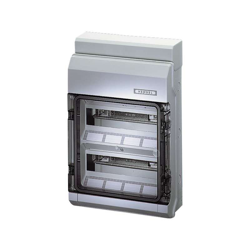 Tablou aparent pentru interior exterior 24 mod IP54 calitate superioara conf. DIN43870 cu cleme N-PE , HENSEL  KV2524