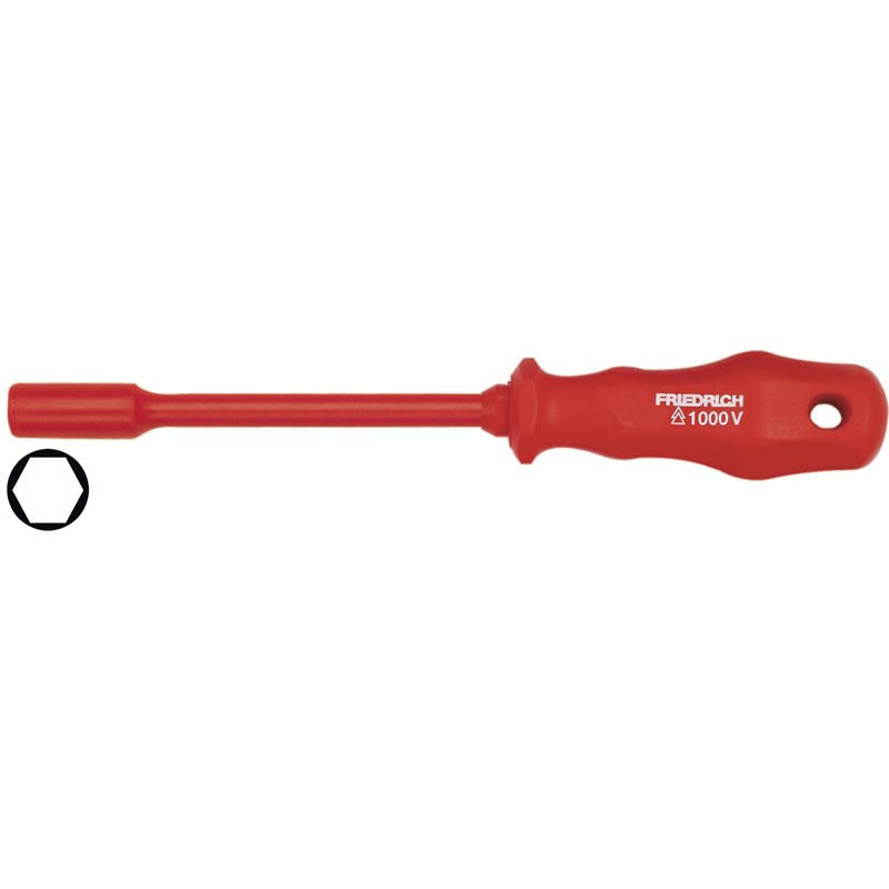 Șurubelniță hexagonală, izolată, DIN 7445