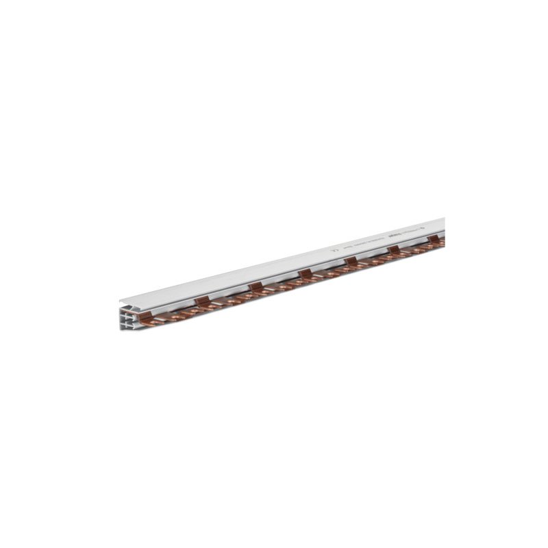 Busbar 3 pol tip furcă (standard eurovario) 16mm² 80A 57 Module , Hager KDN380B