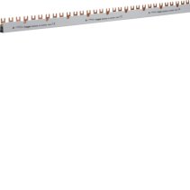 Busbar 3 pol cu Contact auxiliar, tip furcă (standard eurovario) 16mm² 80A 48 Module , Hager KDN383B