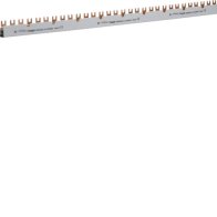 Busbar 3 pol cu Contact auxiliar, tip furcă (standard eurovario) 16mm² 80A 48 Module , Hager KDN383B