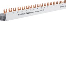 Busbar 3 polii+N tip furcă (standard eurovario) 16mm² 80A 57 Module , Hager KDN451E
