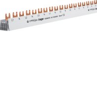 Busbar 3 polii+N tip furcă (standard eurovario) 16mm² 80A 57 Module , Hager KDN451E