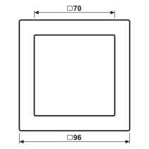 Rama pentru prize si aparataj Jung ALD298XAN seria LS-design antracit