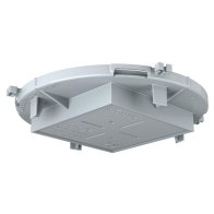 Kaiser 1281-09 , HaloX® 100 capacul frontal ,diametru de montaj 75x75 mm pentru beton aparent ,succesor la 1290-71
