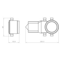 Kaiser 1281-30 ,Doză de încastrare în beton, HaloX® 100 cu Tunnel 190 succesor la 1290-41